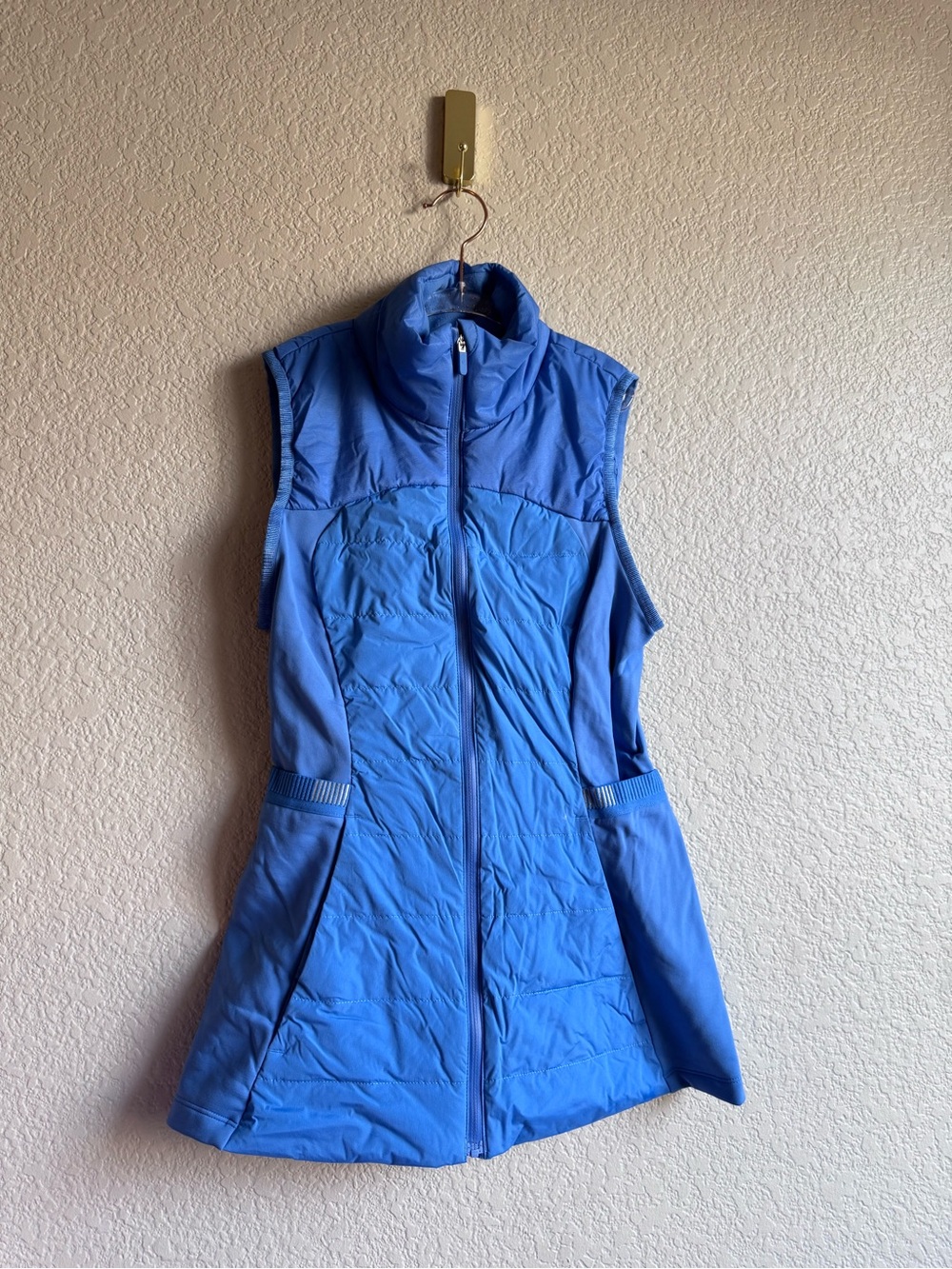 Lululemon Down For It All Vest in Blue Nile